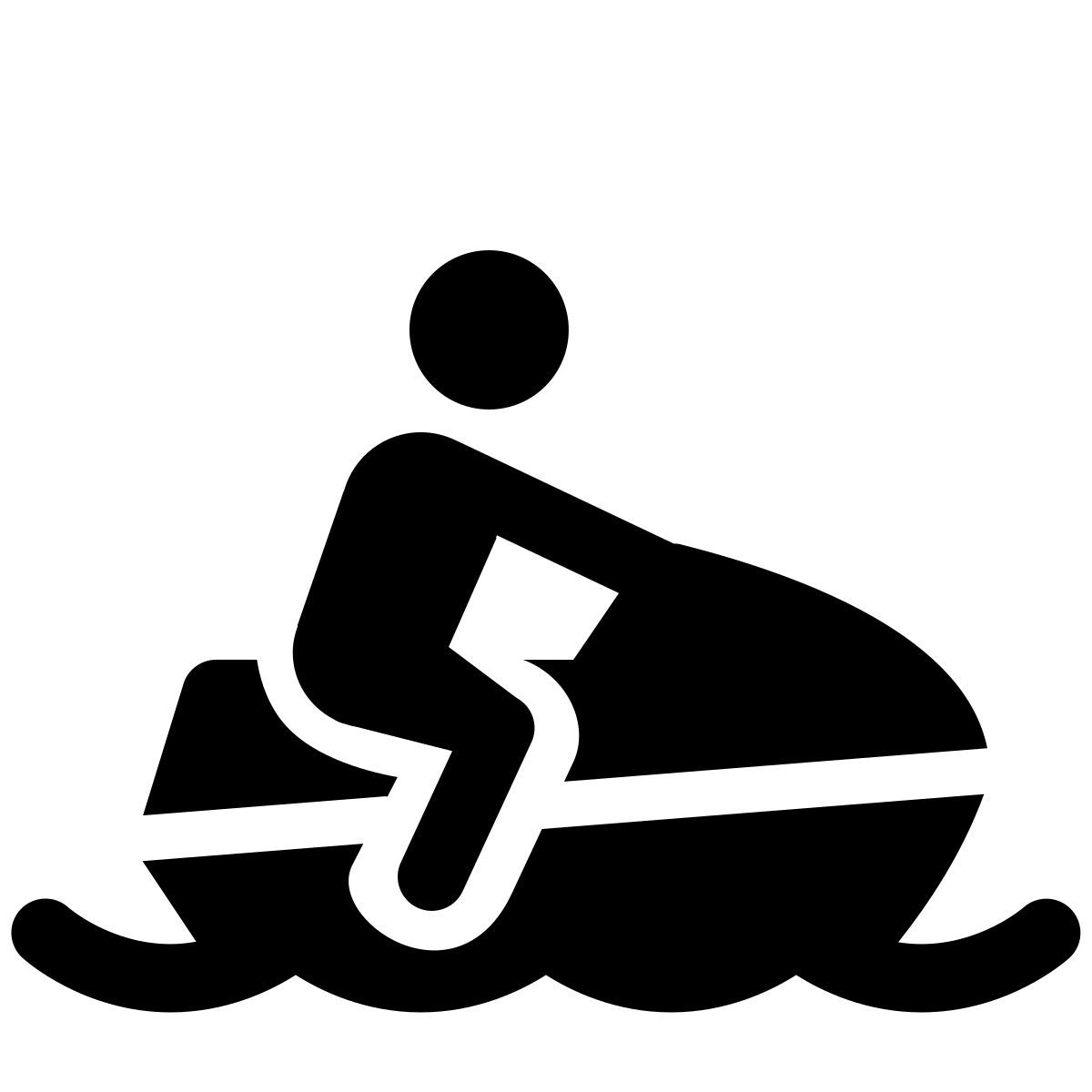 windows 11 filled style 喷气滑雪 icon