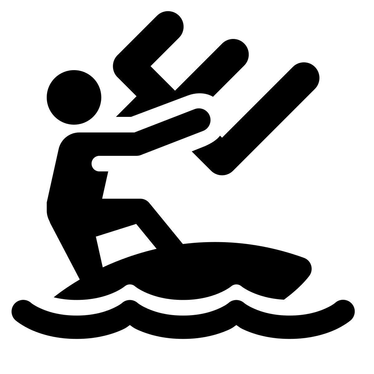 windows 11 filled style 카이트 서핑 icon