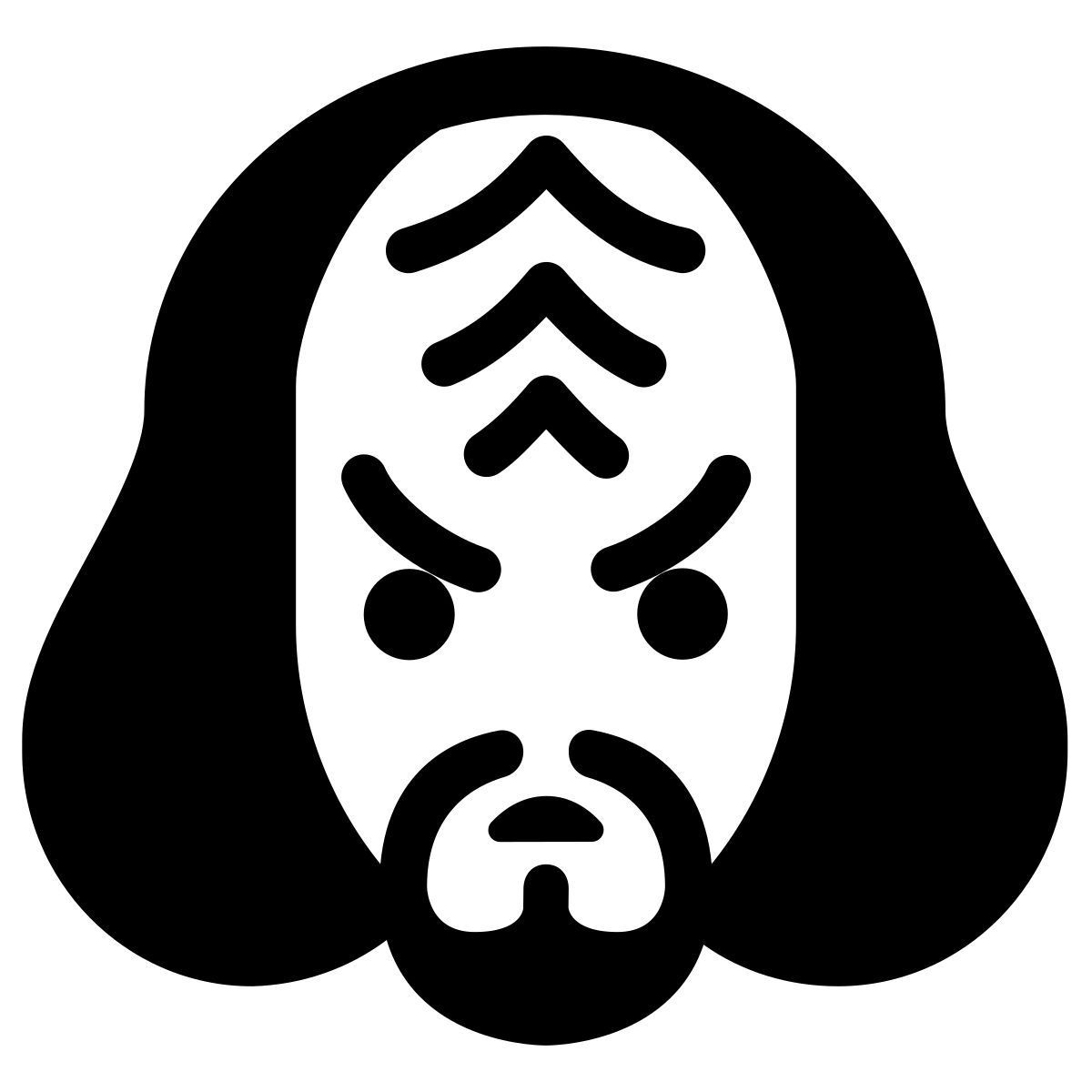 windows 11 filled style testa di klingon icon