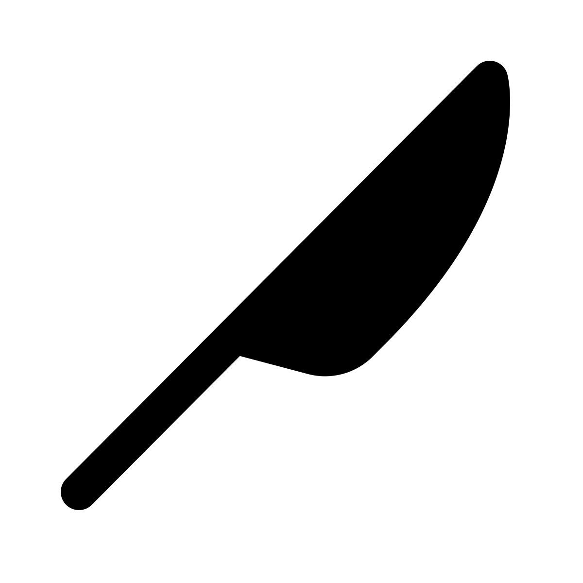 windows 11 filled style knife icon