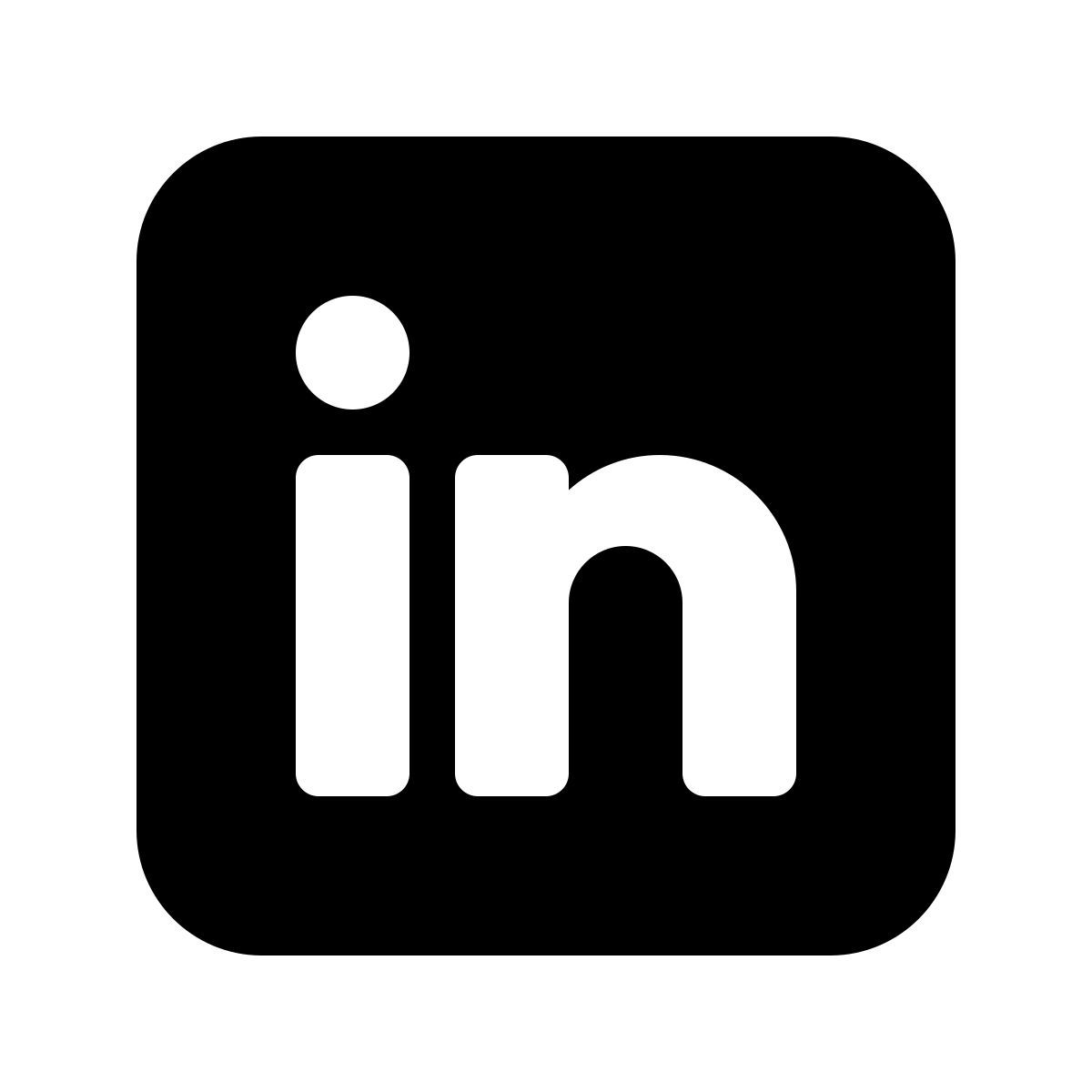 windows 11 filled style linkedin icon