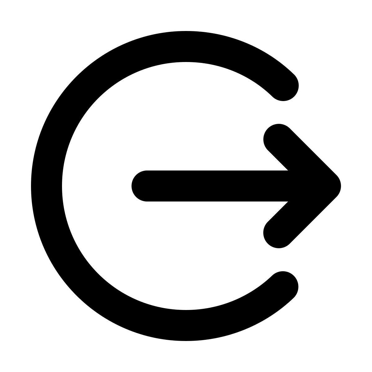 windows 11 filled style exit icon