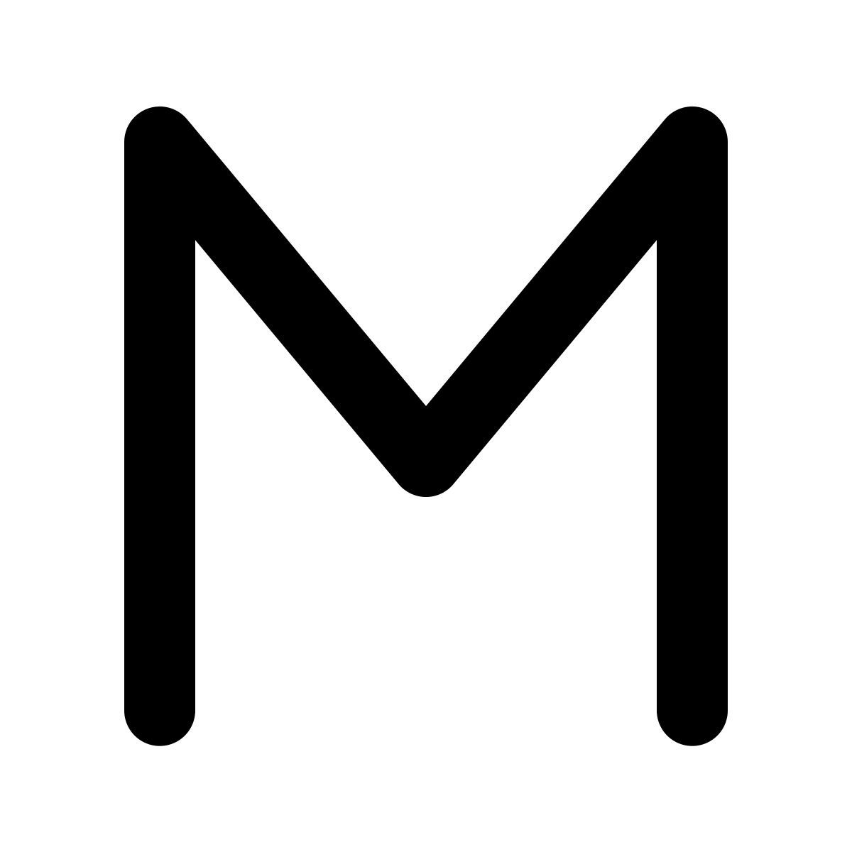 windows 11 filled style m icon