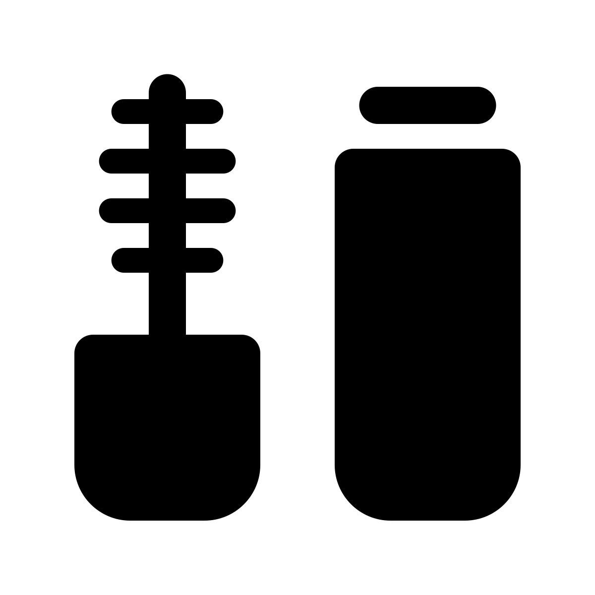 windows 11 filled style máscara de pestañas icon