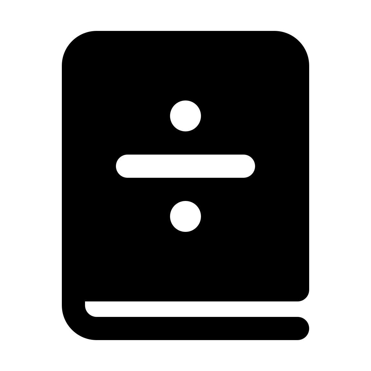 windows 11 filled style livre de maths icon