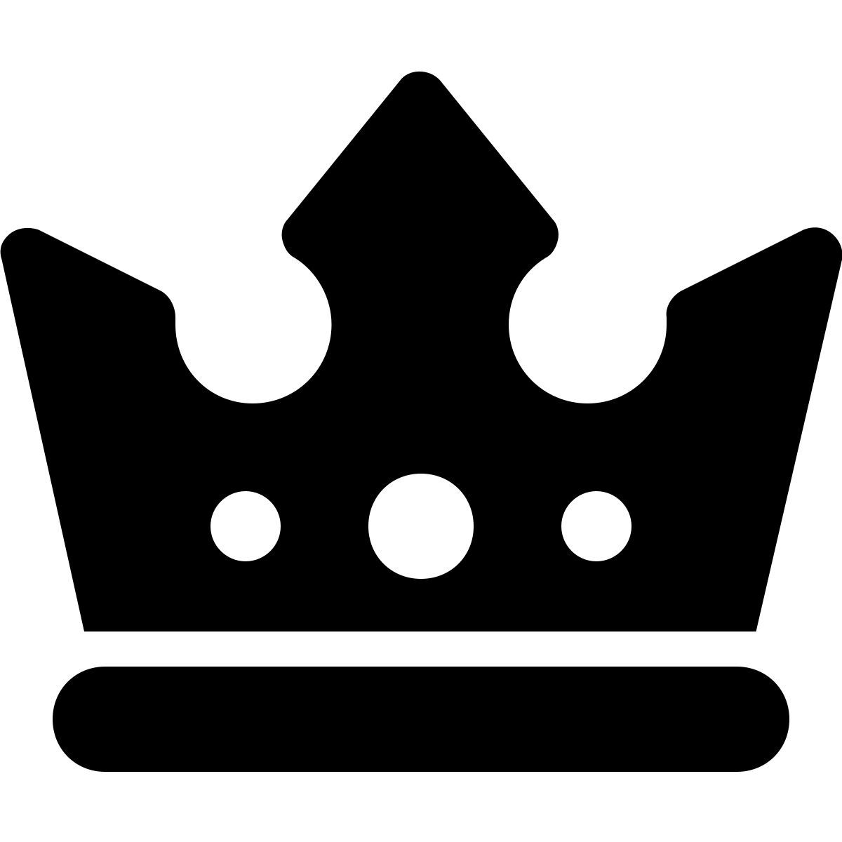 windows 11 filled style medieval crown icon