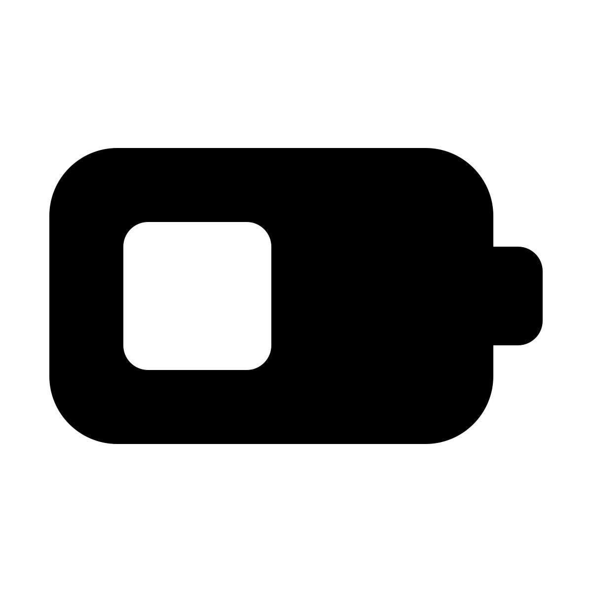 windows 11 filled style batteria carica a metà icon