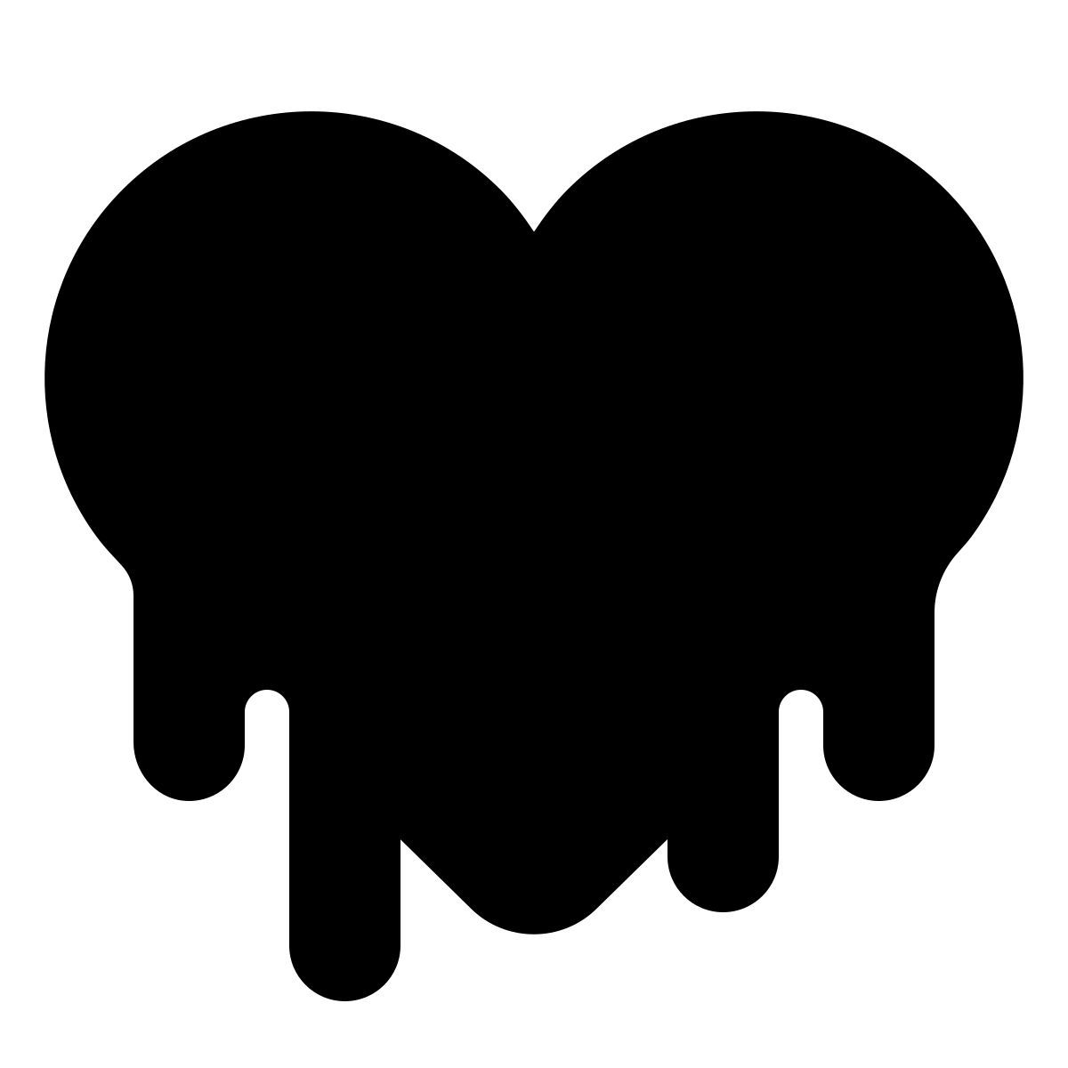 windows 11 filled style cuore di fusione icon