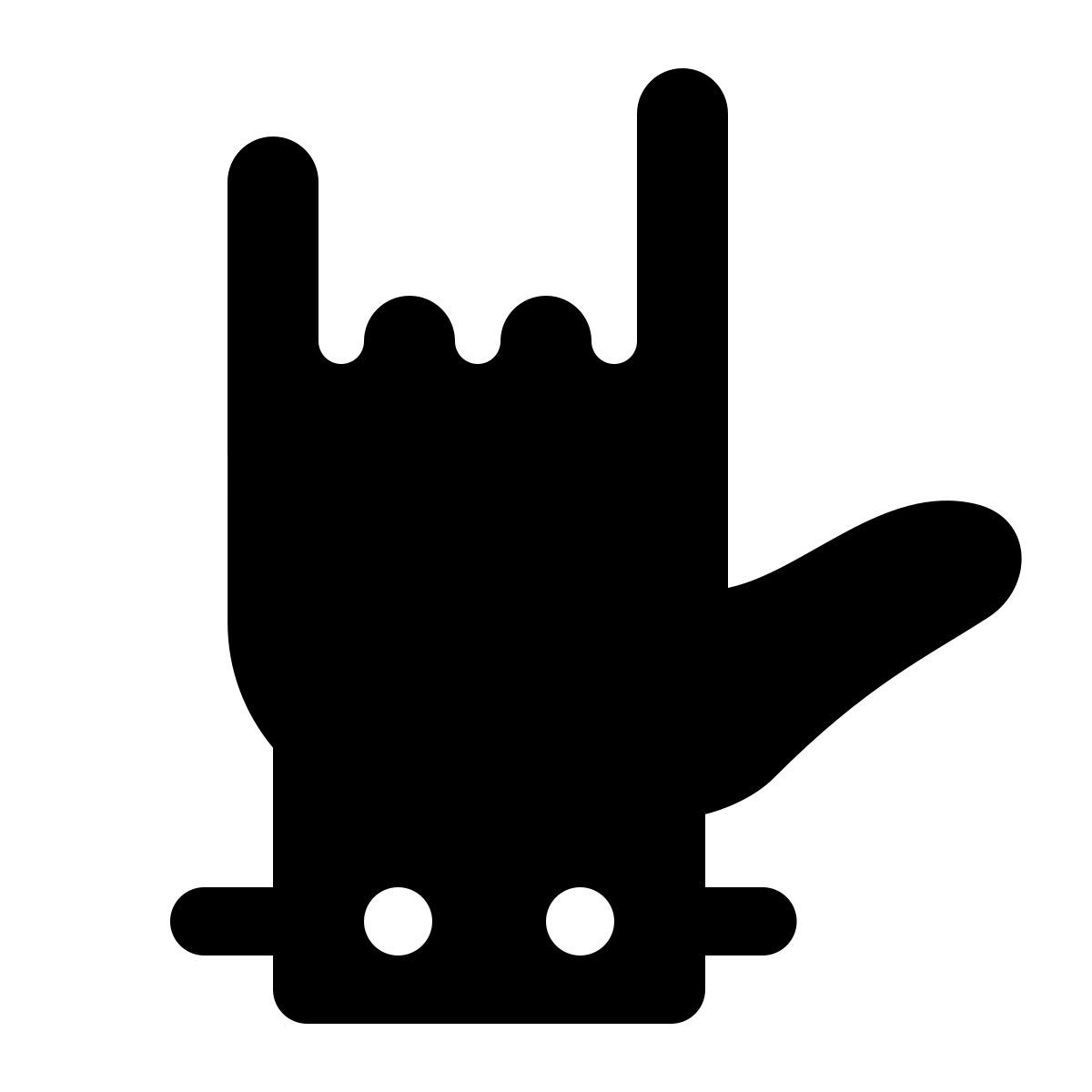 windows 11 filled style música metal icon