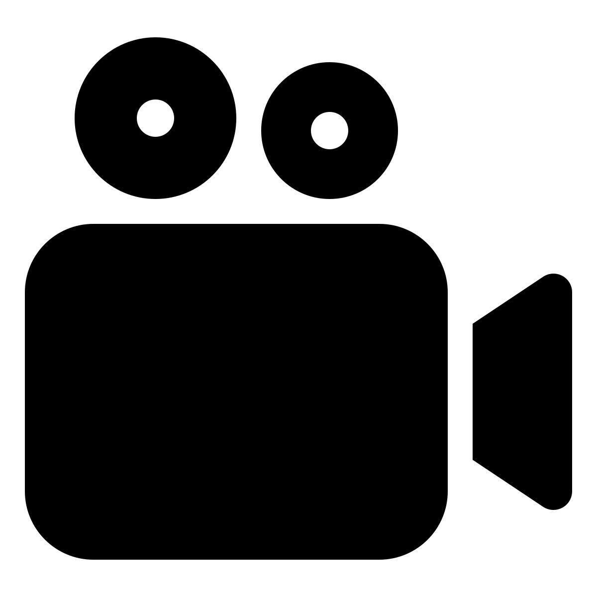 windows 11 filled style movie projector icon