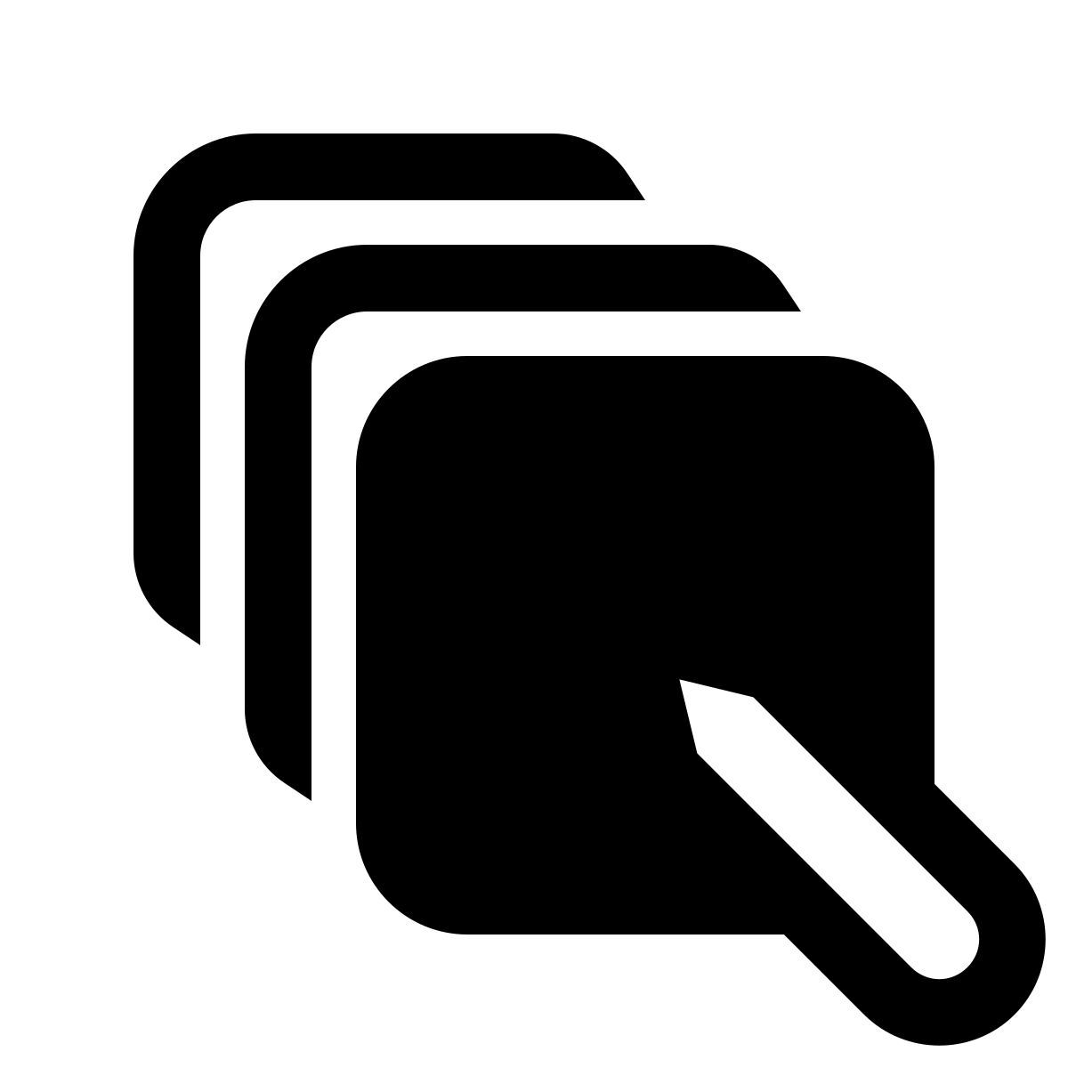 windows 11 filled style multiedición icon