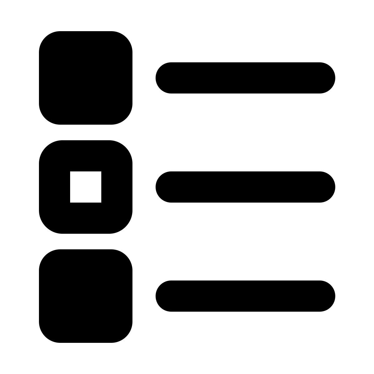 windows 11 filled style 多项选择 icon