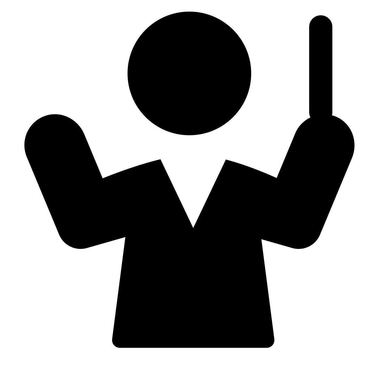 windows 11 filled style director de orquesta icon