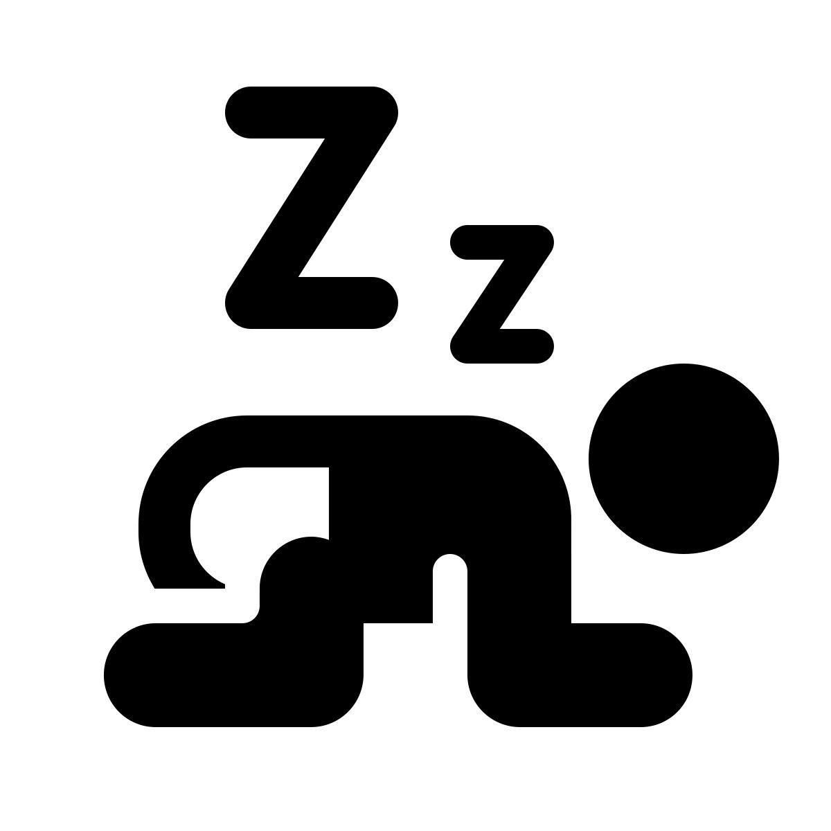 windows 11 filled style schlafen icon