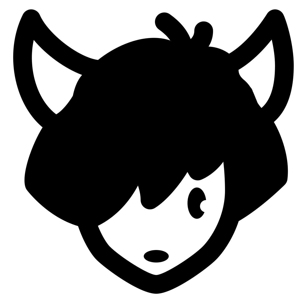 windows 11 filled style neko boy icon