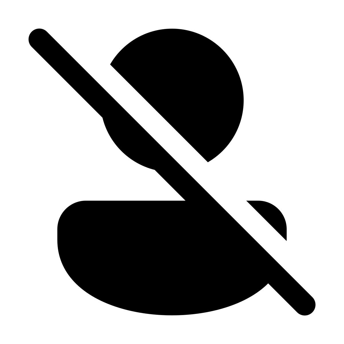 windows 11 filled style non utilisateur icon