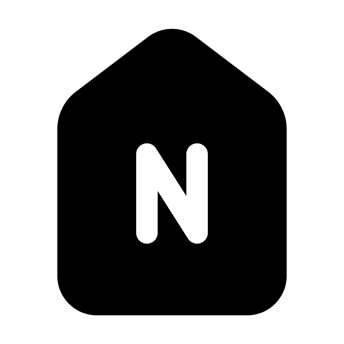 windows 11 filled style north icon