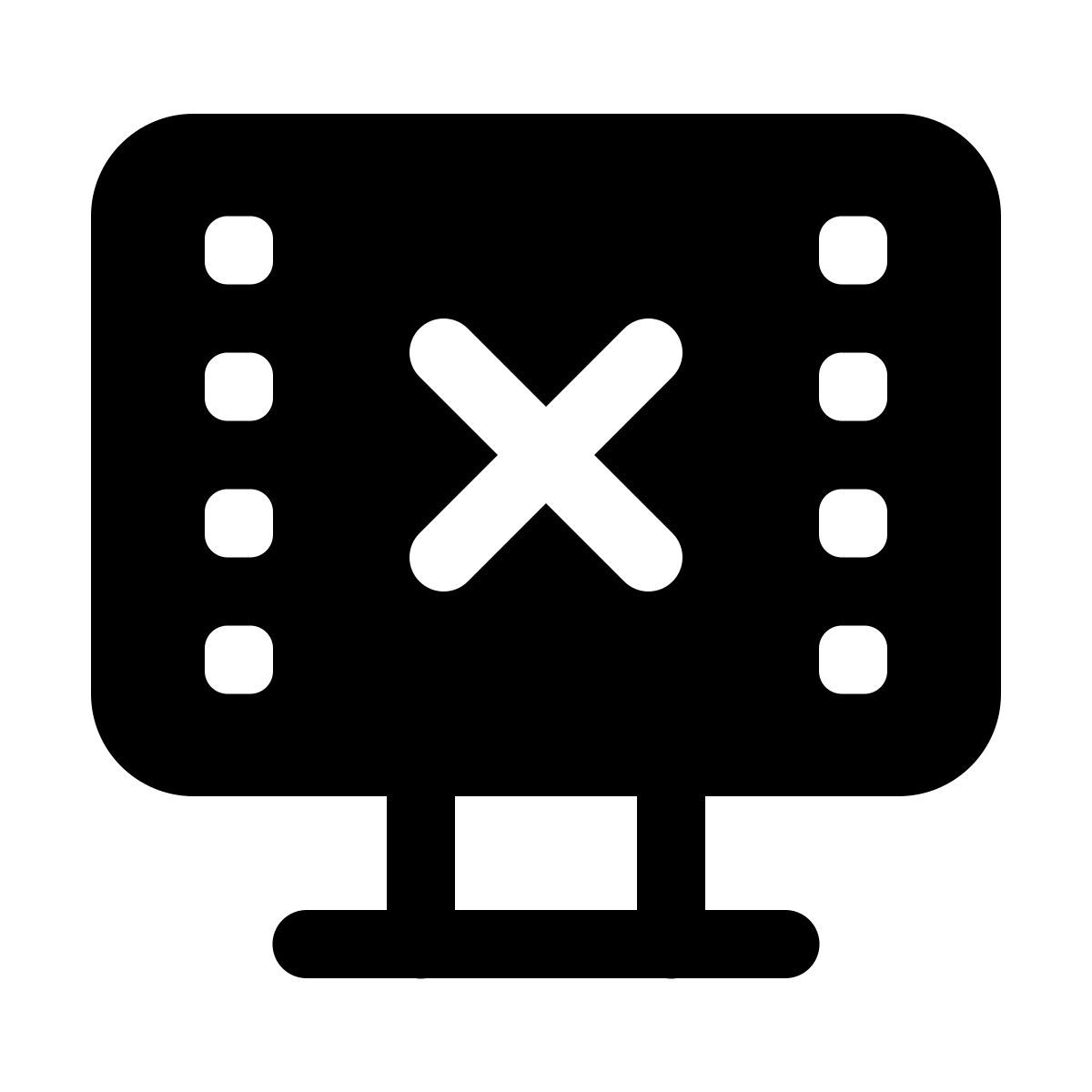 windows 11 filled style 비디오 프레임을 표시하지 않음 icon