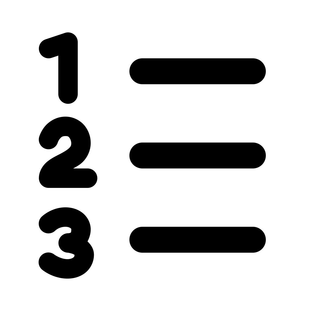 windows 11 filled style nummerierte liste icon