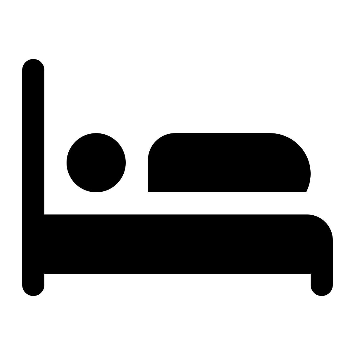 windows 11 filled style posto letto occupato icon