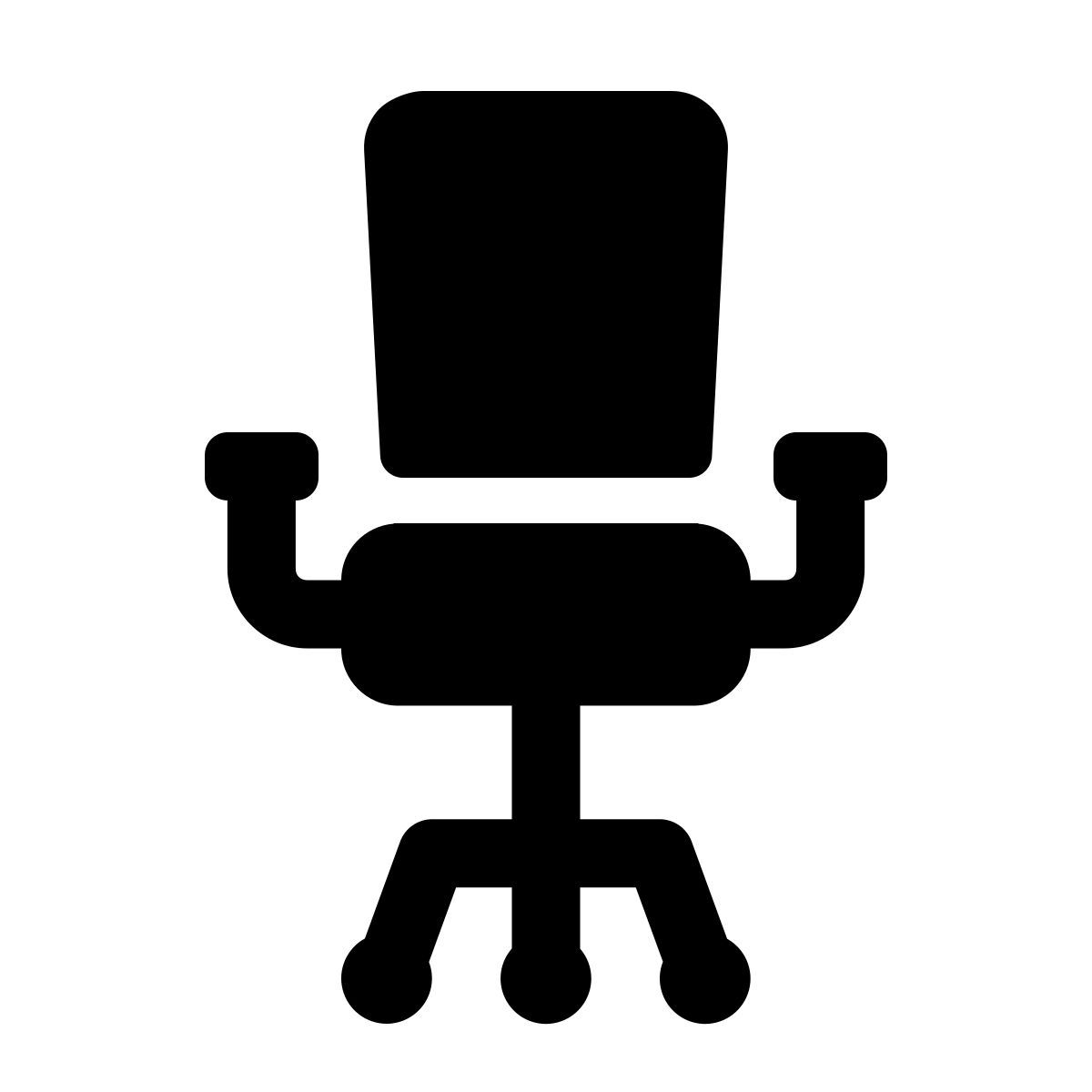 windows 11 filled style 办公椅 2 icon