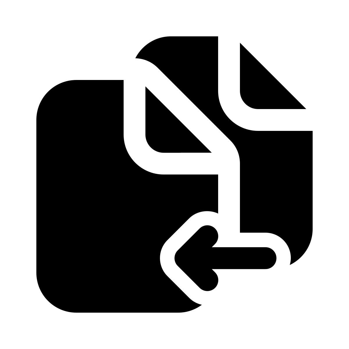 windows 11 filled style 向上一页 icon