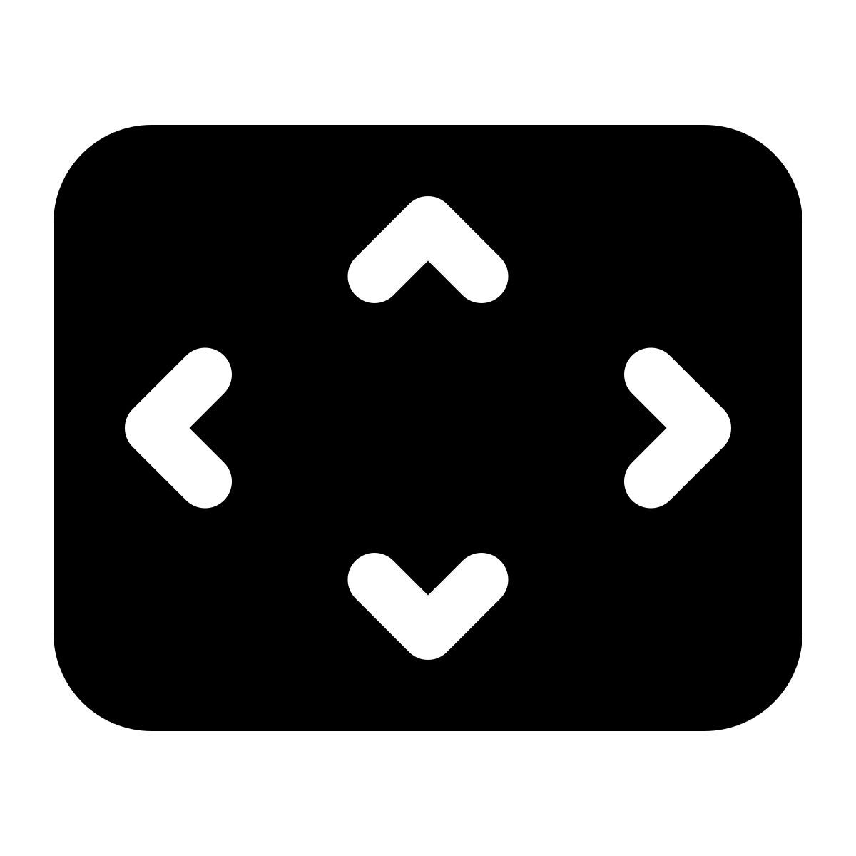 windows 11 filled style 오버 스캔 설정 icon