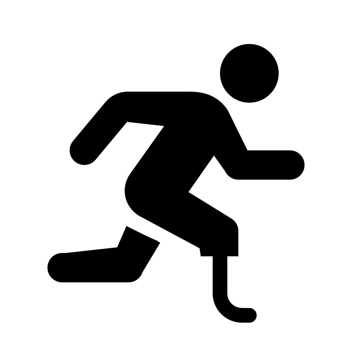 windows 11 filled style corredor paralímpico icon