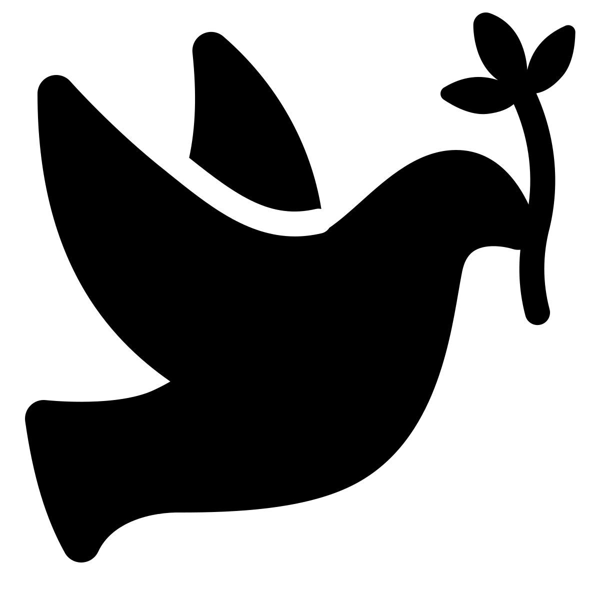 windows 11 filled style friedenstaube icon