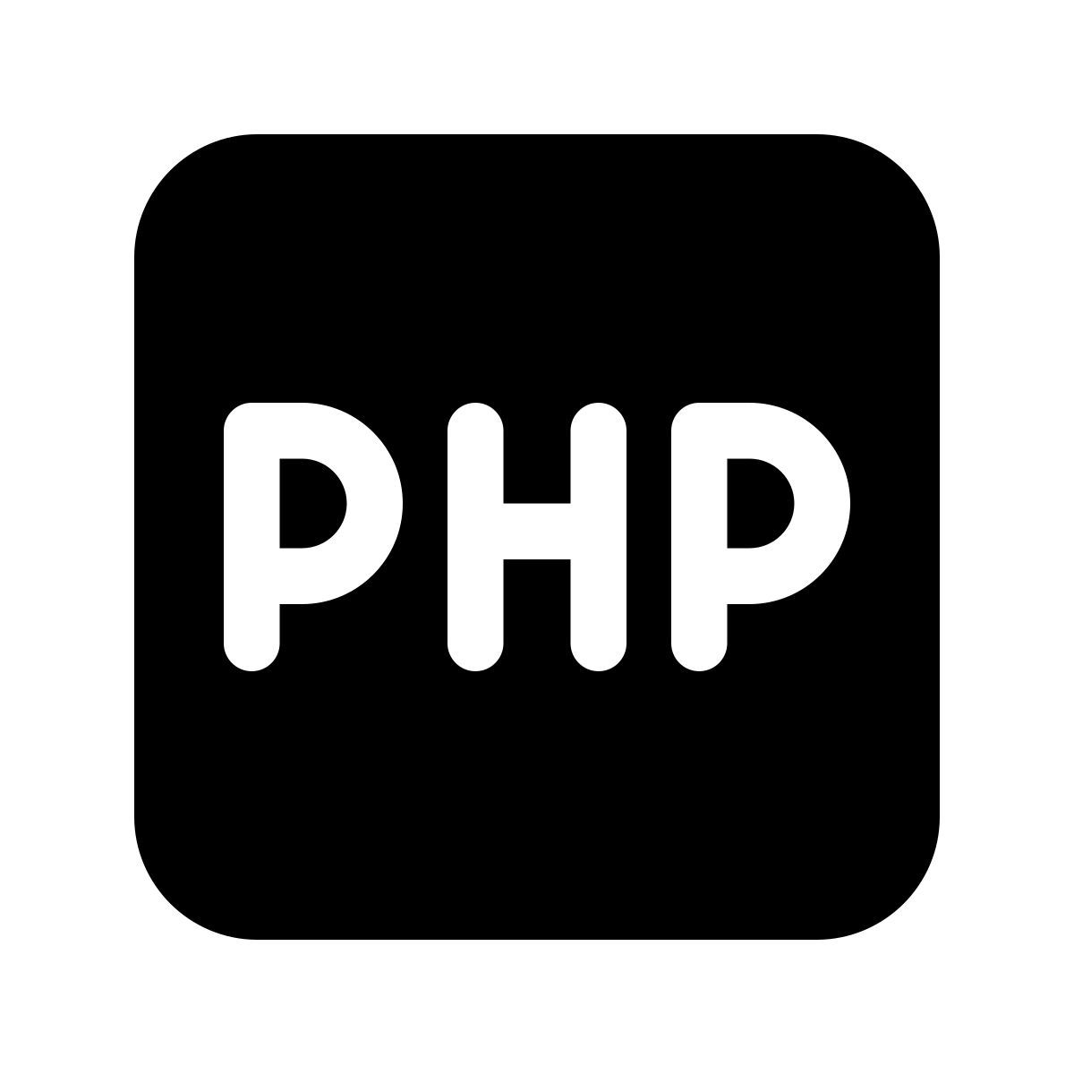 windows 11 filled style php icon