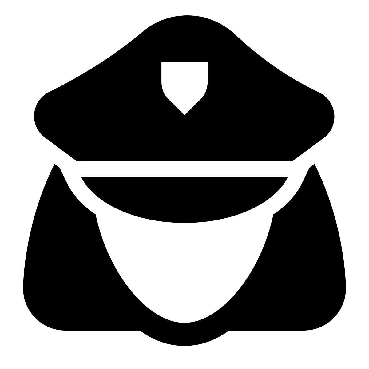 windows 11 filled style 女警察 icon