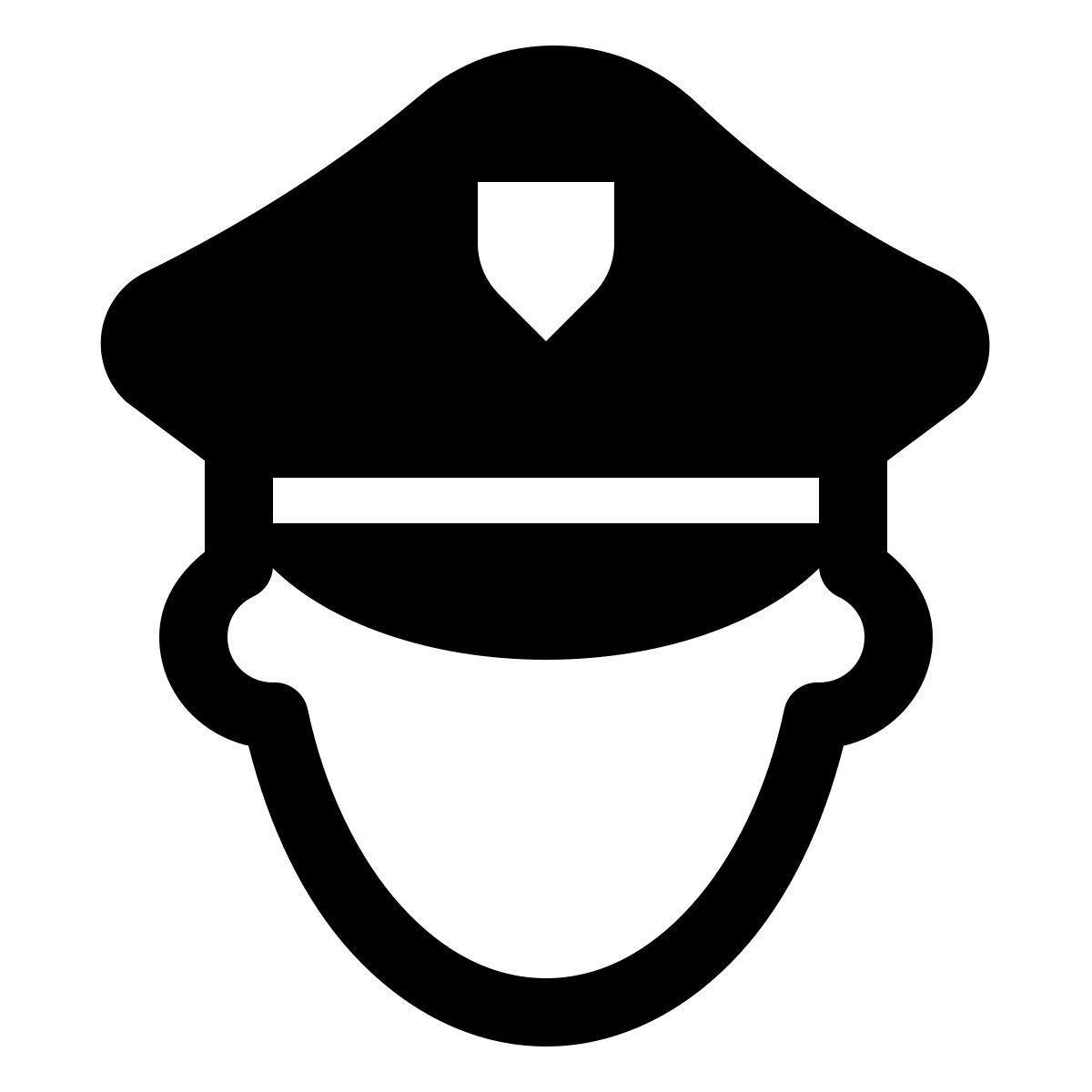 windows 11 filled style 男警察 icon