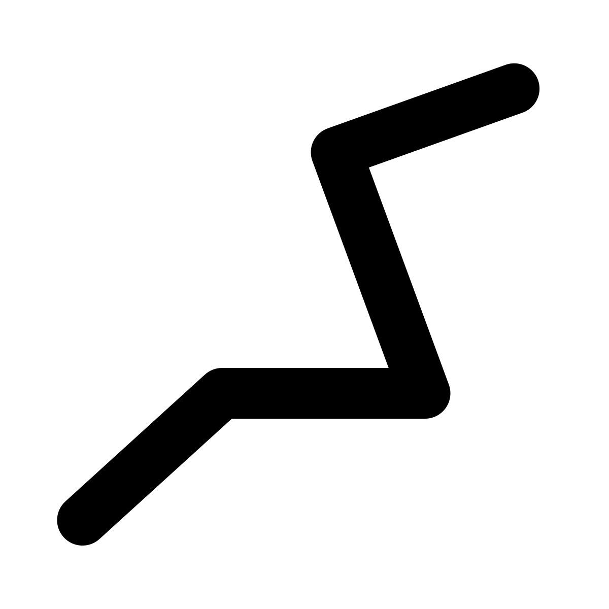 windows 11 filled style polilínea icon