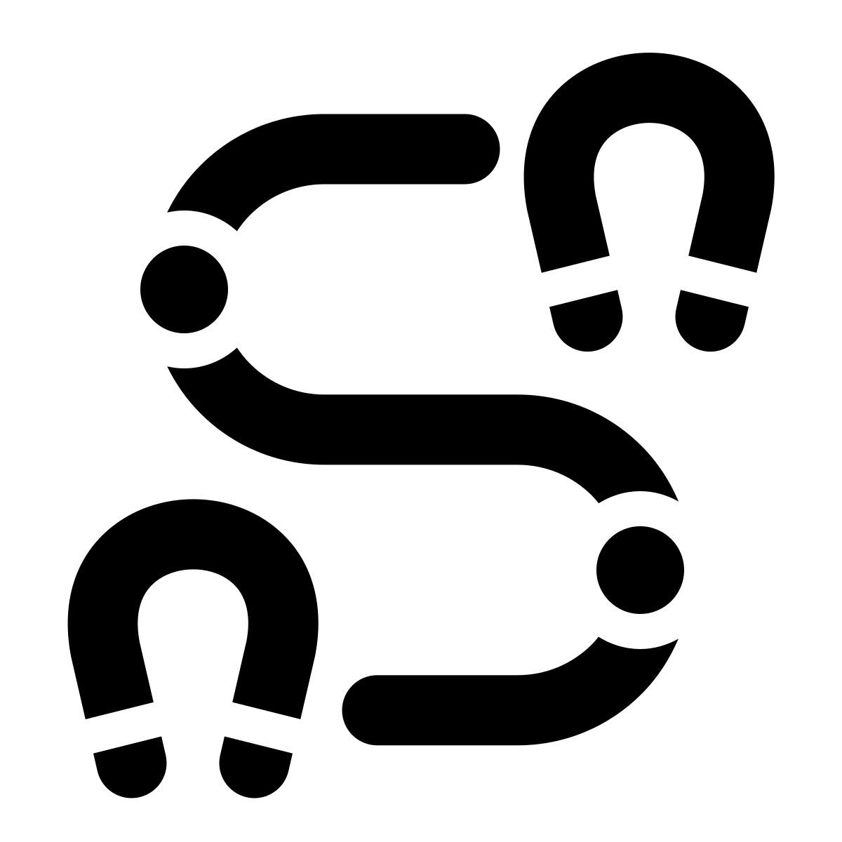 windows 11 filled style pony trekking icon