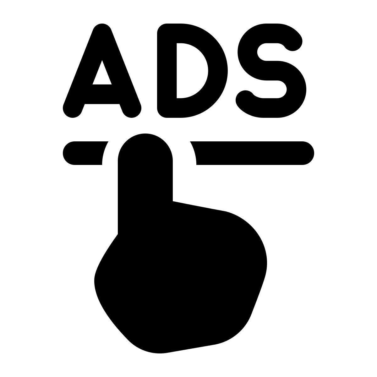 windows 11 filled style anuncios icon