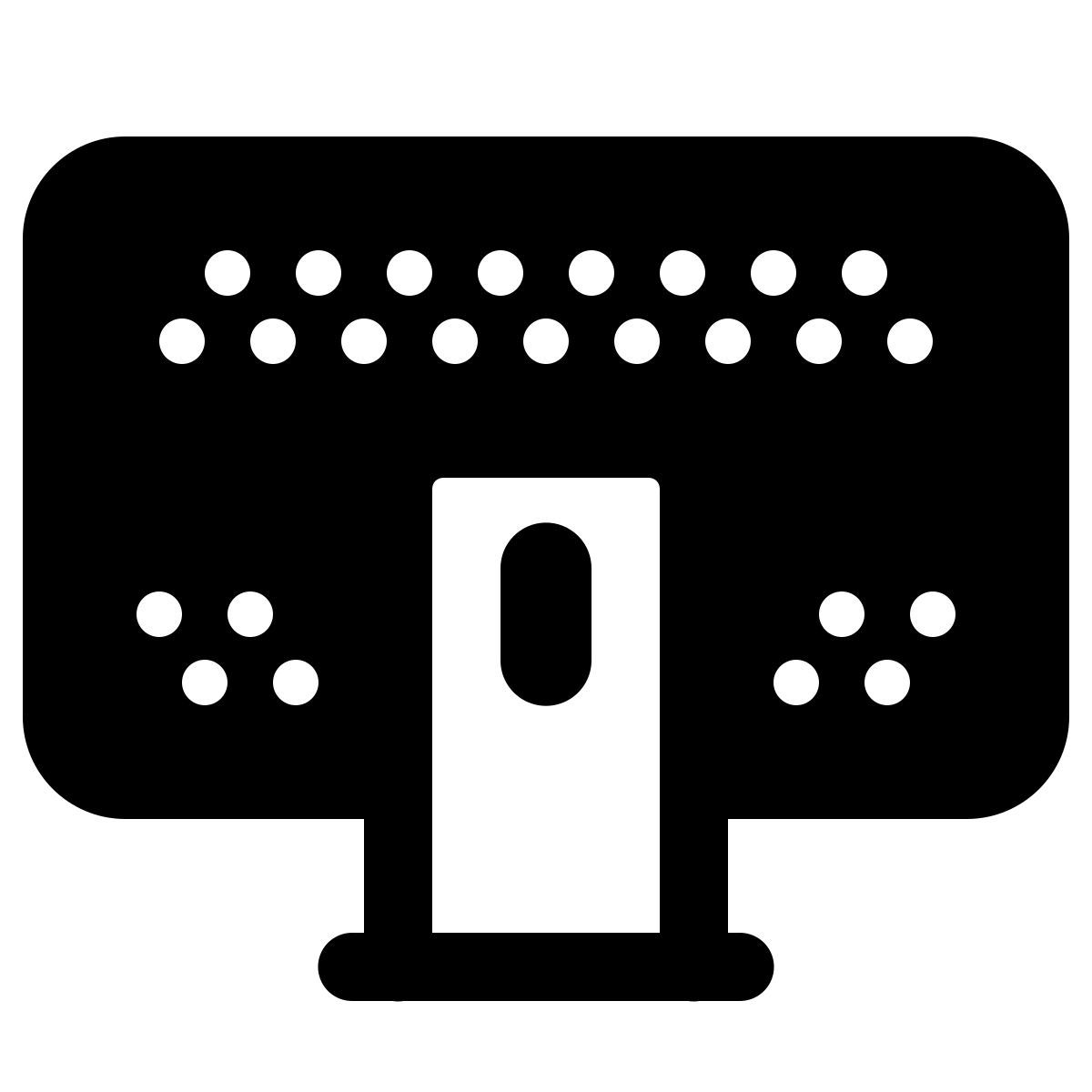 windows 11 filled style 프로 디스플레이 xdr 뒷면 icon