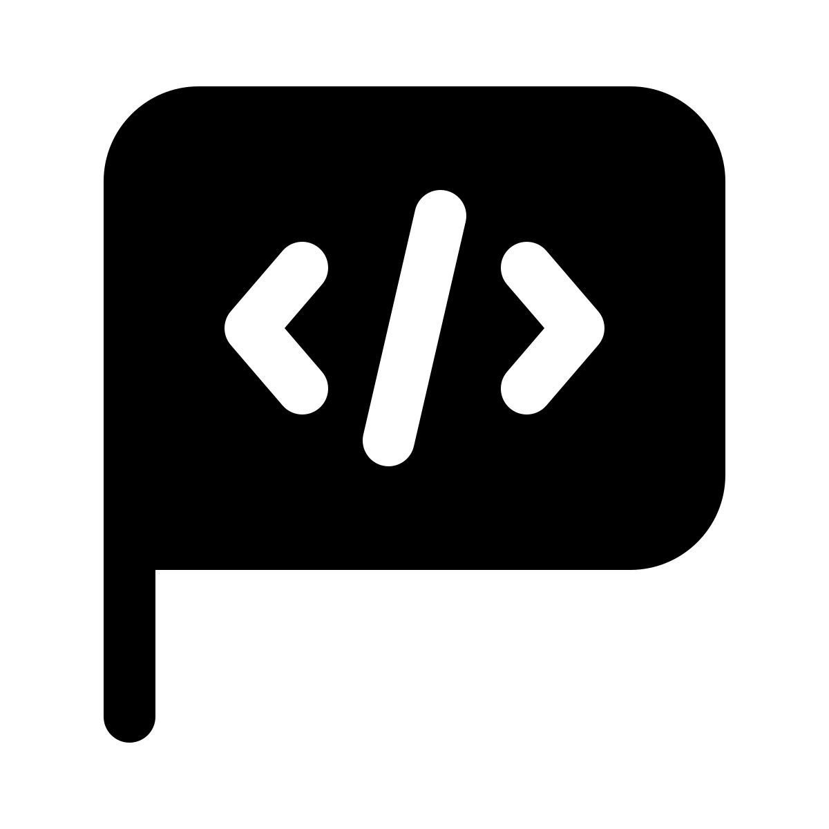 windows 11 filled style 프로그래밍 플래그 icon