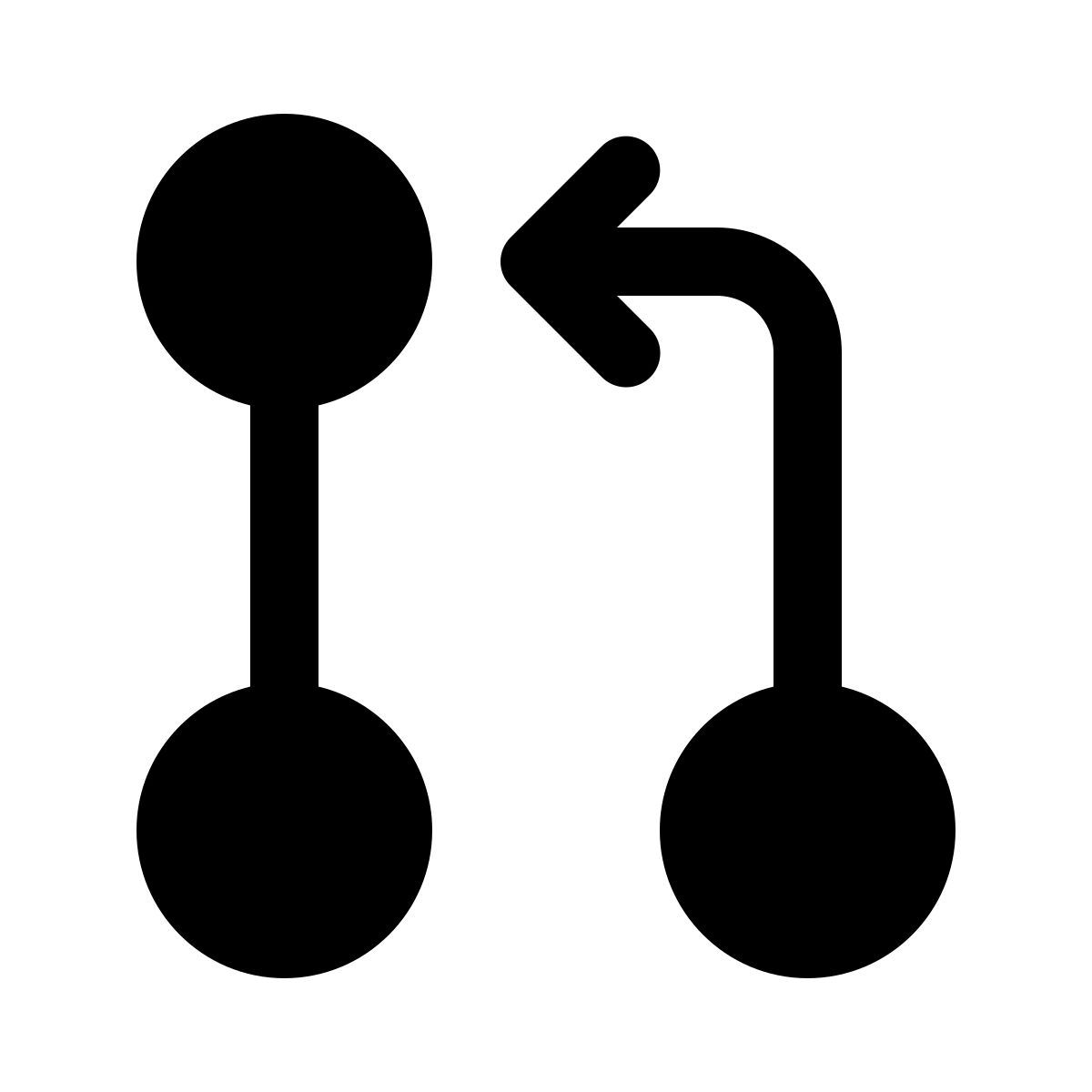 windows 11 filled style pull request icon