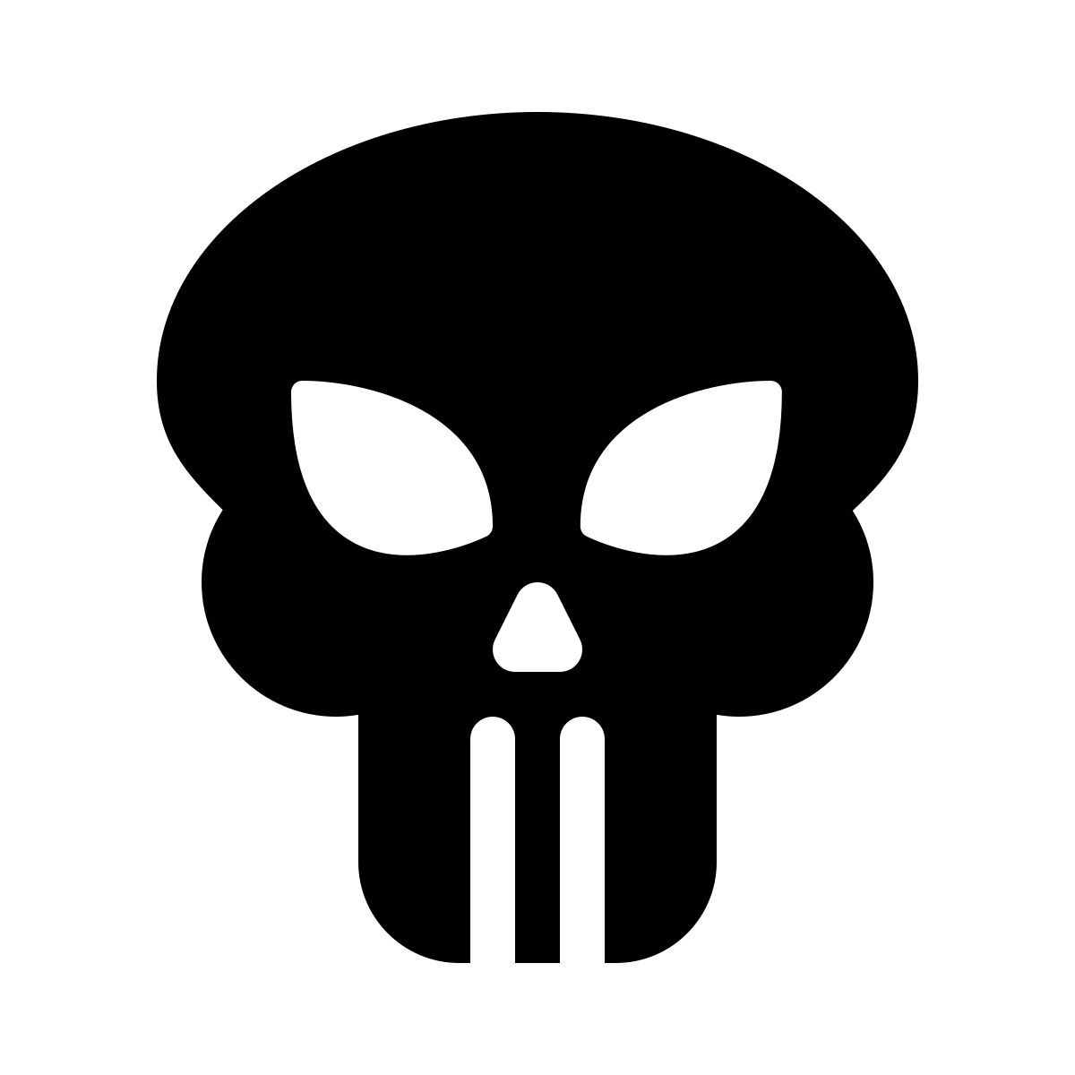 windows 11 filled style punisher icon