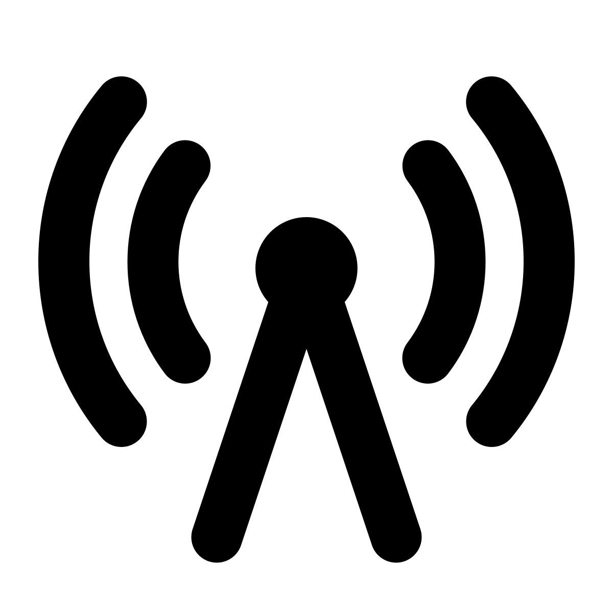 windows 11 filled style torre de radio icon