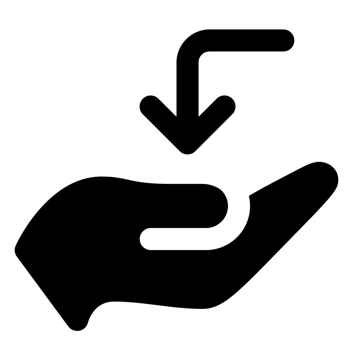 windows 11 filled style recibir icon