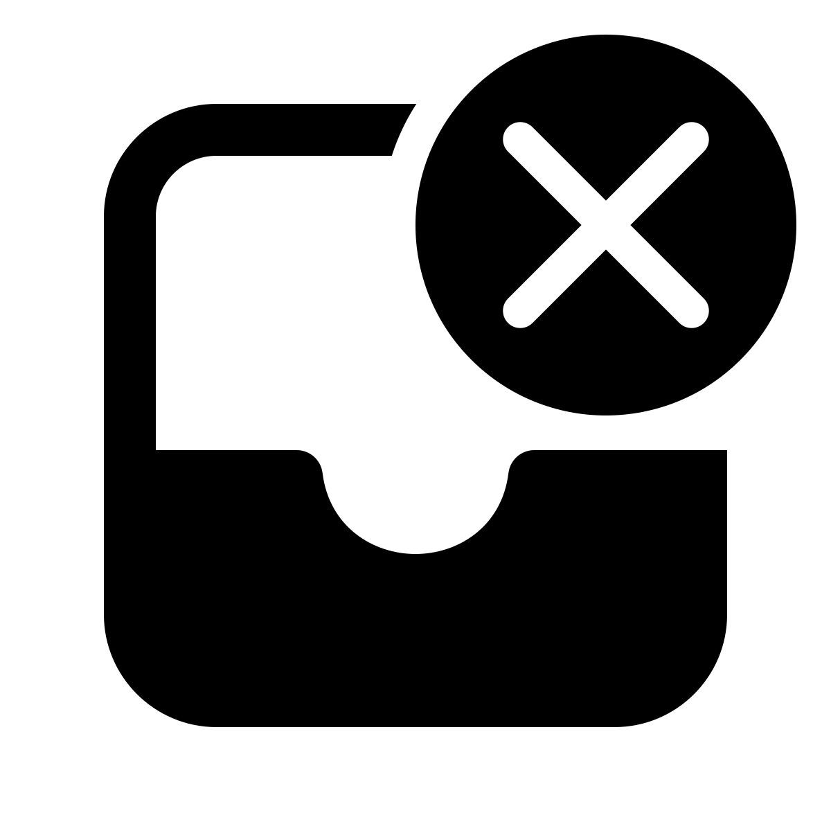 windows 11 filled style rimuovi dalla posta in arrivo icon