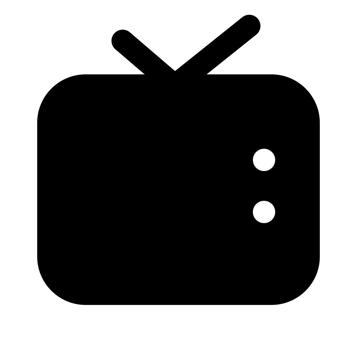 windows 11 filled style retro tv icon