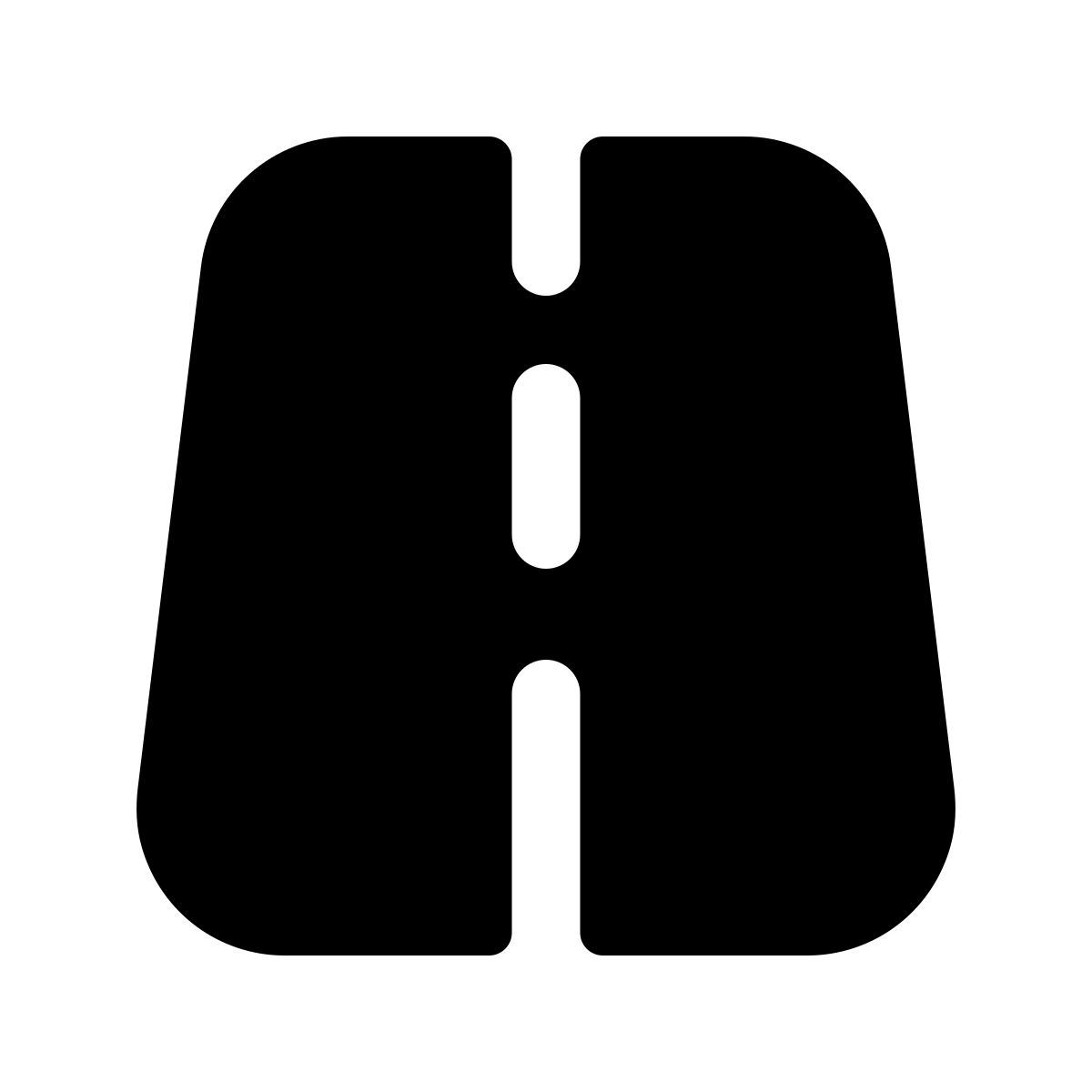 windows 11 filled style road sign icon