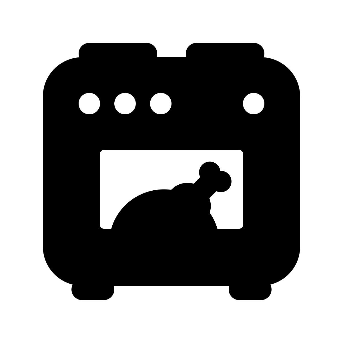 windows 11 filled style 구운 icon