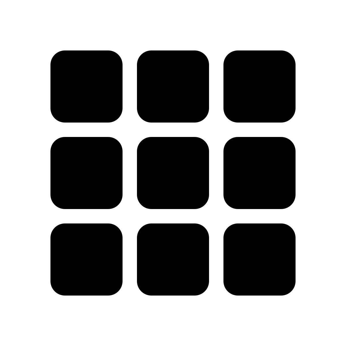 windows 11 filled style 魔方 icon