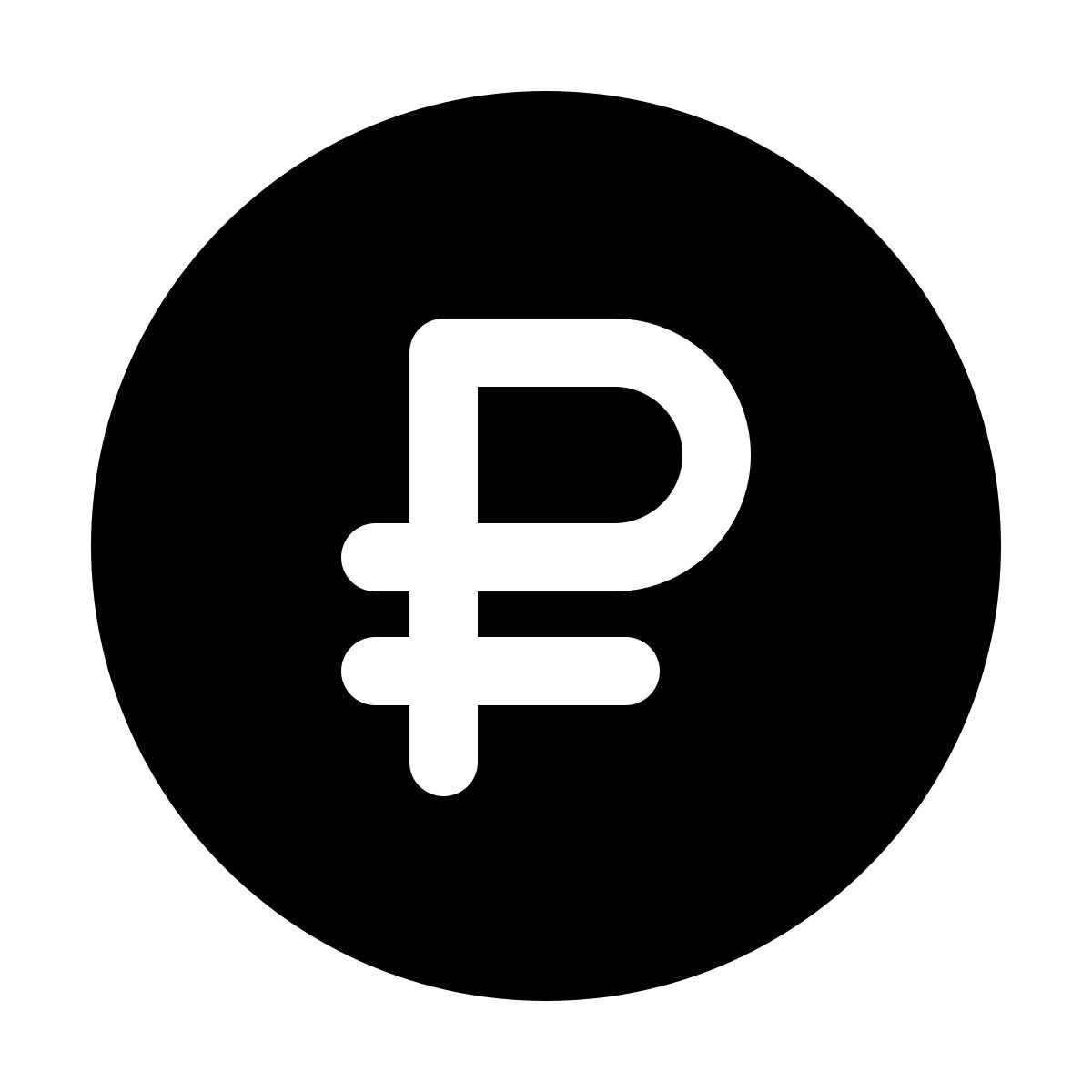 windows 11 filled style rublo icon