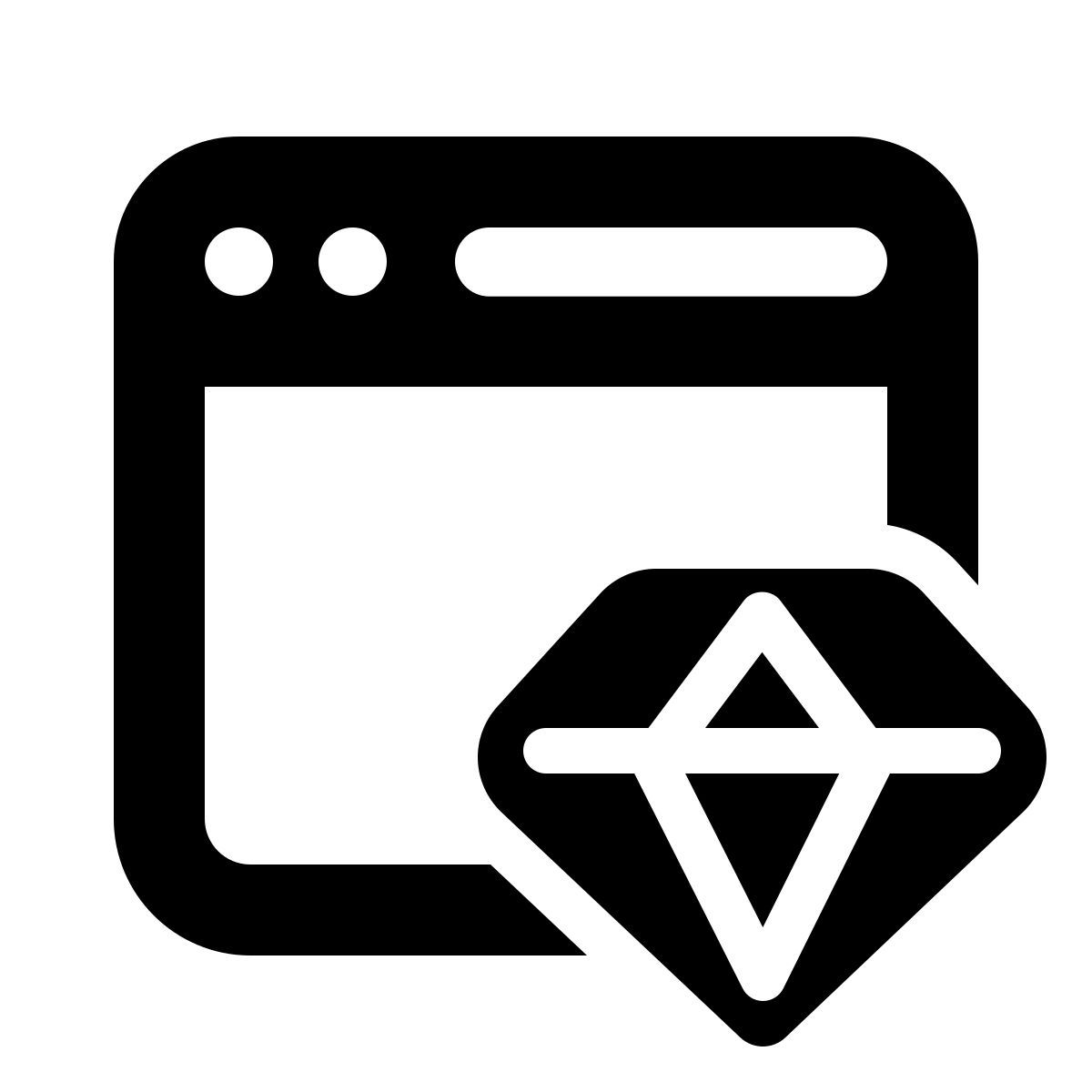 windows 11 filled style 루비 웹사이트 icon