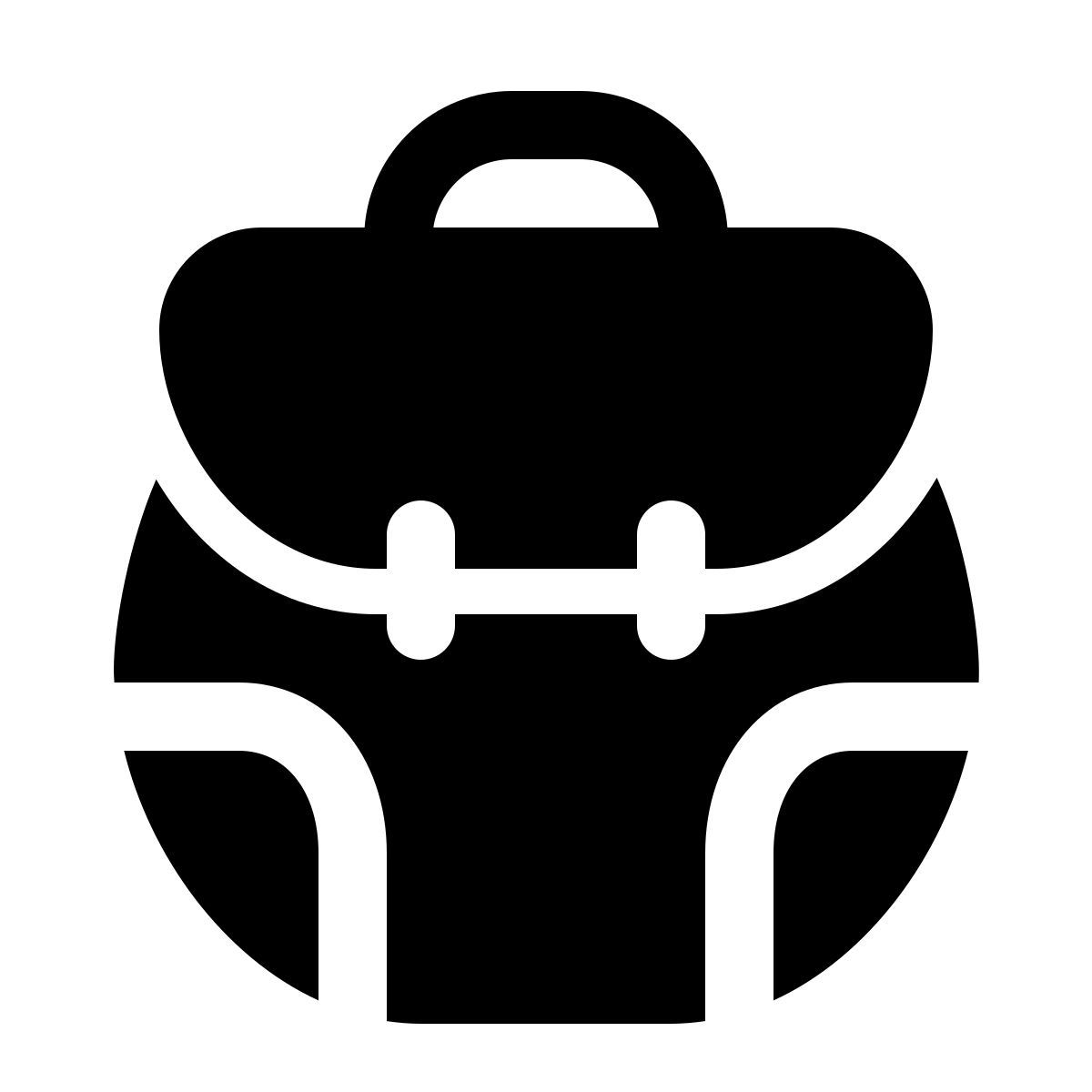 windows 11 filled style 背包 icon