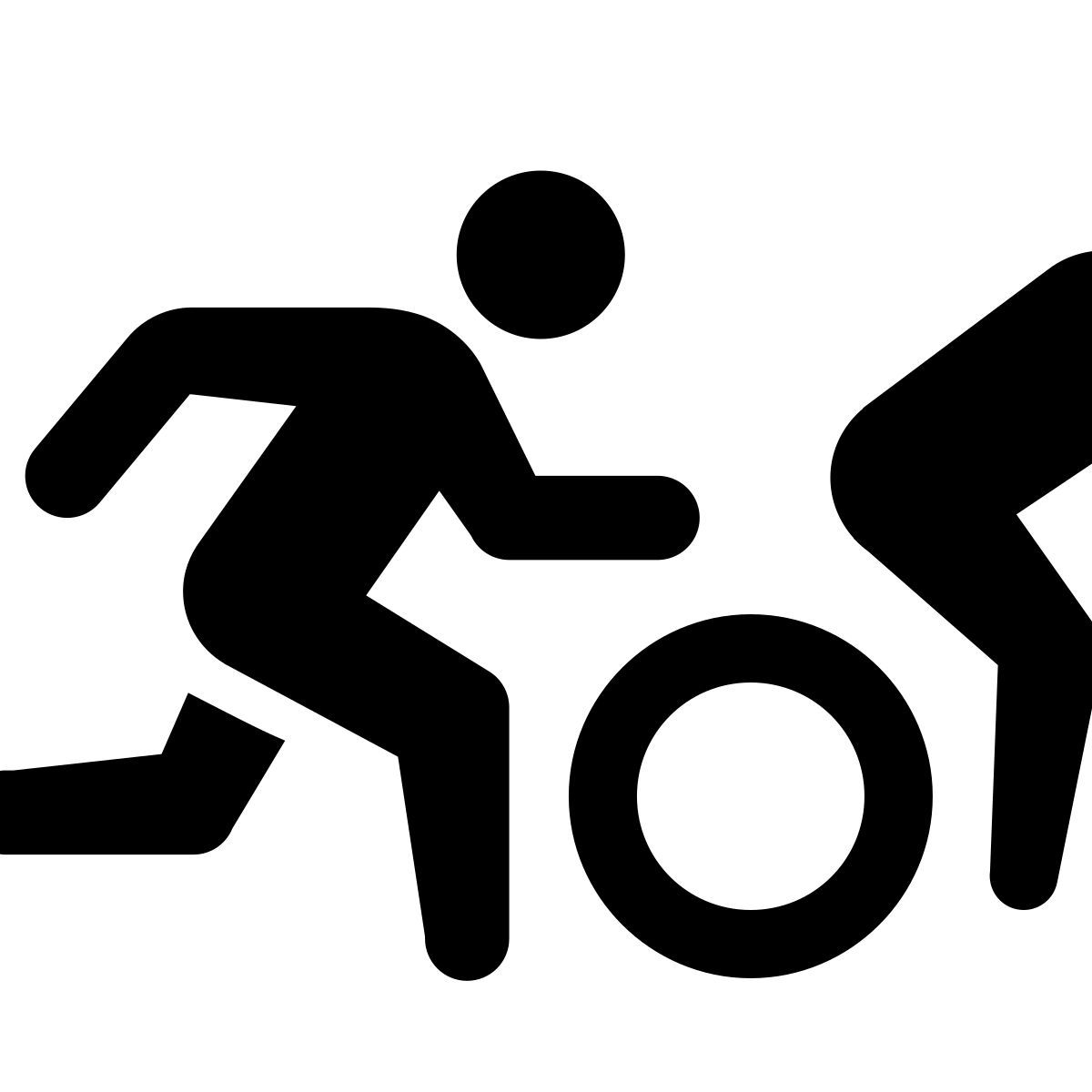 windows 11 filled style correre dietro alla bici icon